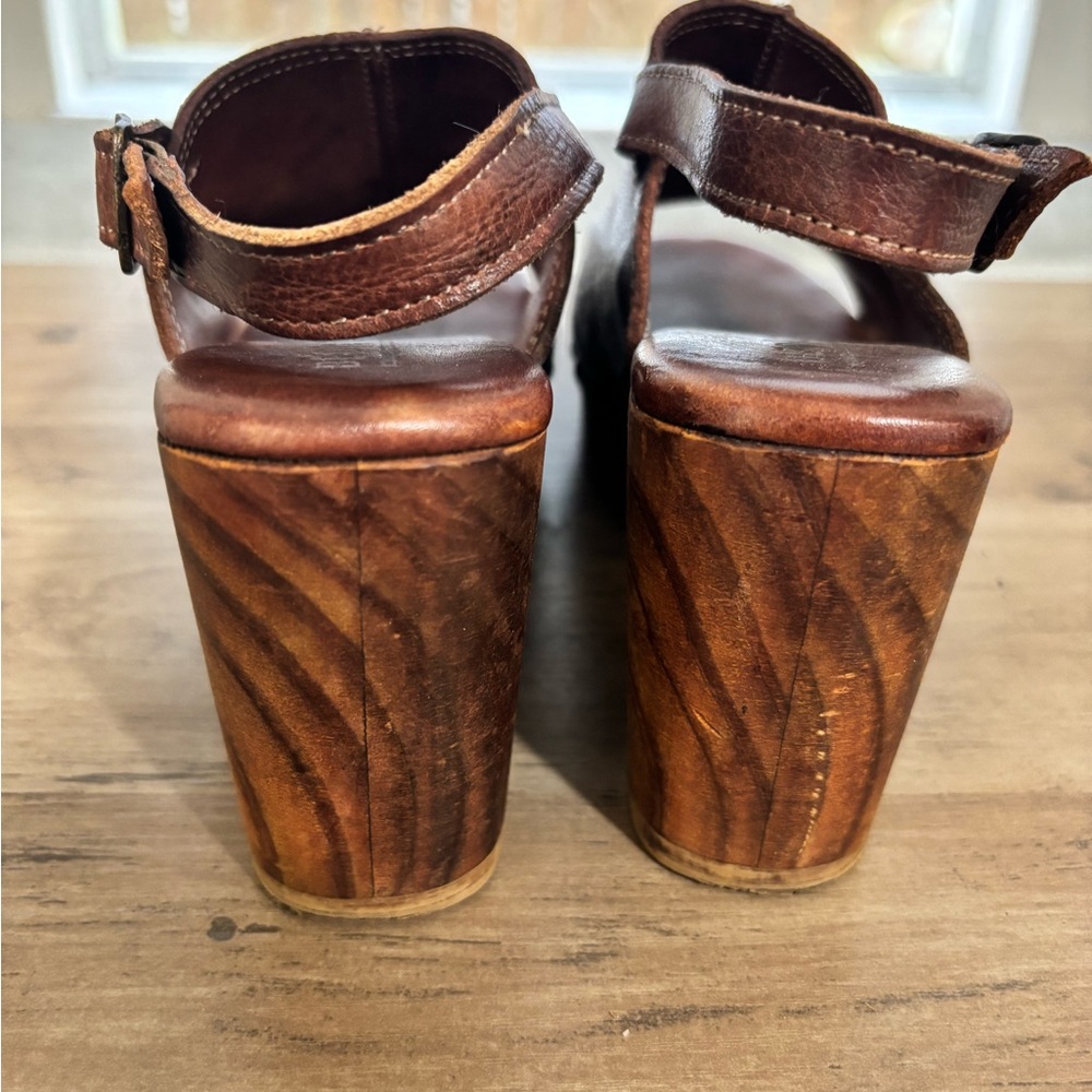 Women’s Bed Stu Marie Brown Leather Mules In Teak - Picture 13 of 16